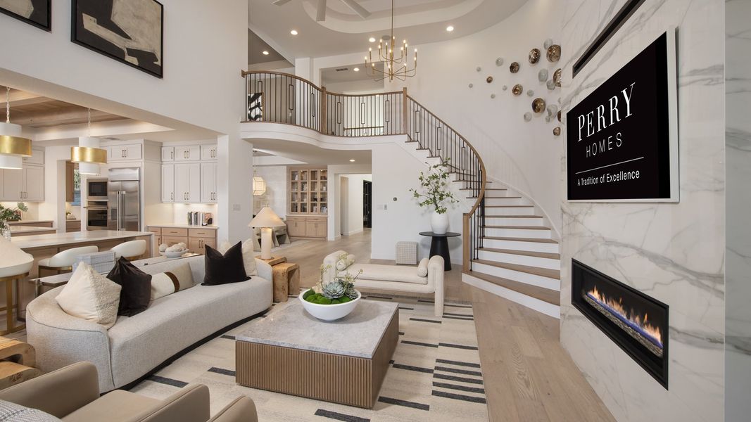 Furnished interior in a model home at The Dominion 70' in San Antonio (Image 8). Furnished interior in a model home at The Dominion 70' in San Antonio (Image 8).