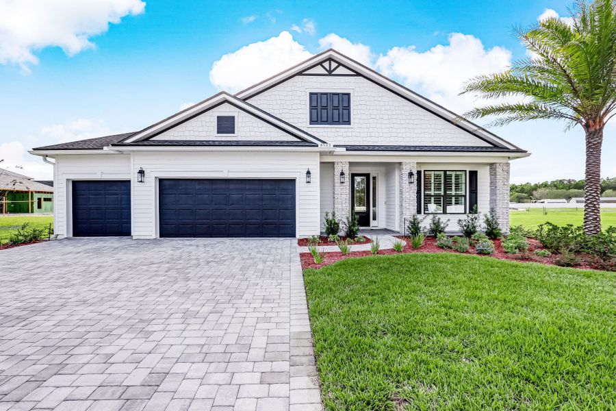 Sandy Ridge features luxurious home with one and two car garages