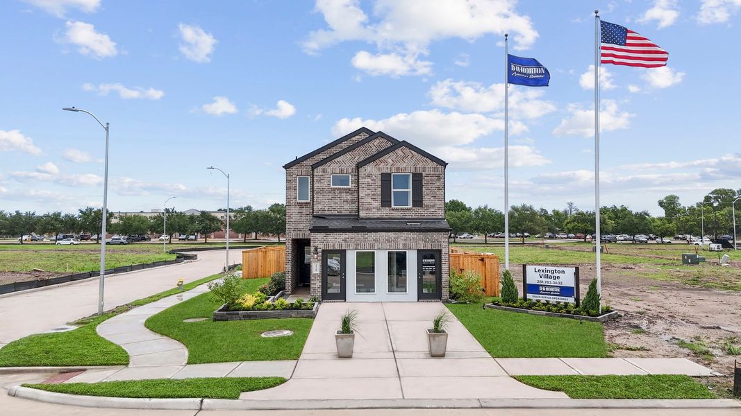 Front exterior of a home in the Lexington Village community, located in Missouri City, TX (Image 7). Front exterior of a home in the Lexington Village community, located in Missouri City, TX (Image 7).