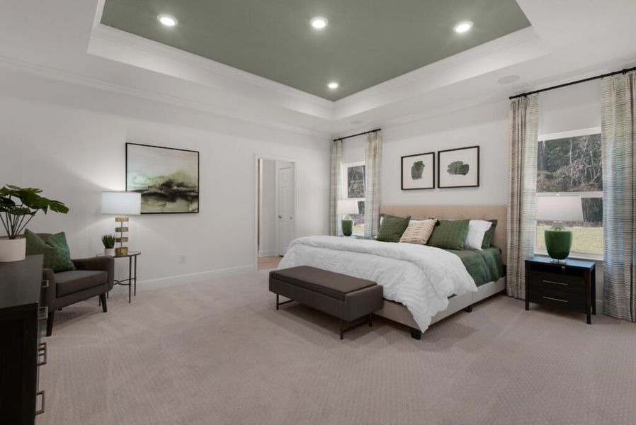 Furnished interior in a model home at Mahogany At Jubilee in Milton (Image 21). Furnished interior in a model home at Mahogany At Jubilee in Milton (Image 21).