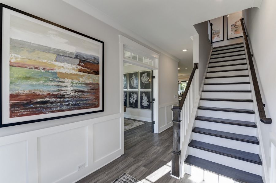 Furnished interior in a model home at Autumn Pond in Blythewood (Image 10).
