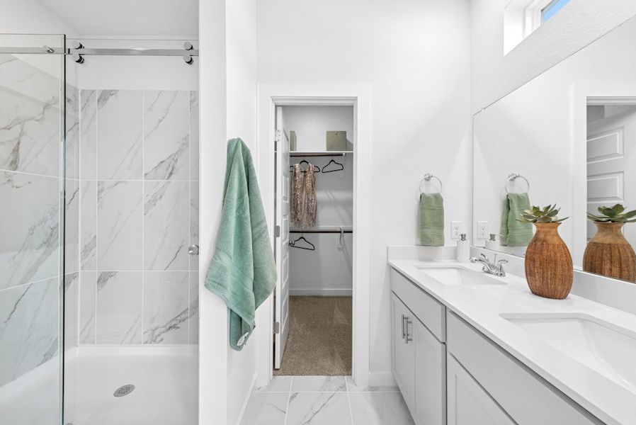 Furnished interior in a model home at Mayfair in New Braunfels (Image 22).