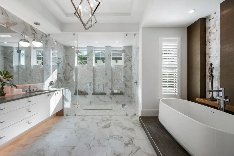 Furnished interior in a model home at The River Club at Carlton in Indian River Shores (Image 24). Furnished interior in a model home at The River Club at Carlton in Indian River Shores (Image 24).