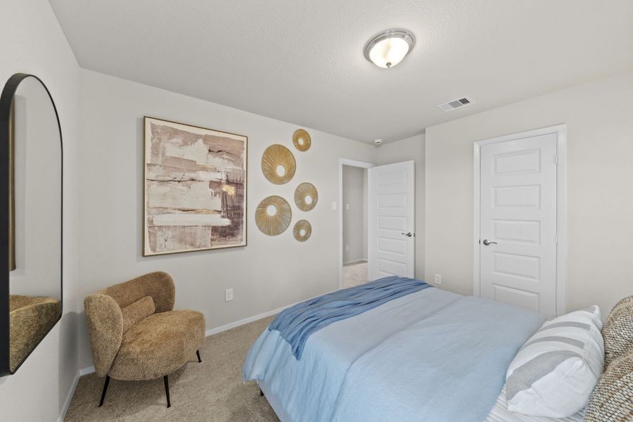 Furnished interior in a model home at Azalea in Pattison (Image 29). Furnished interior in a model home at Azalea in Pattison (Image 29).
