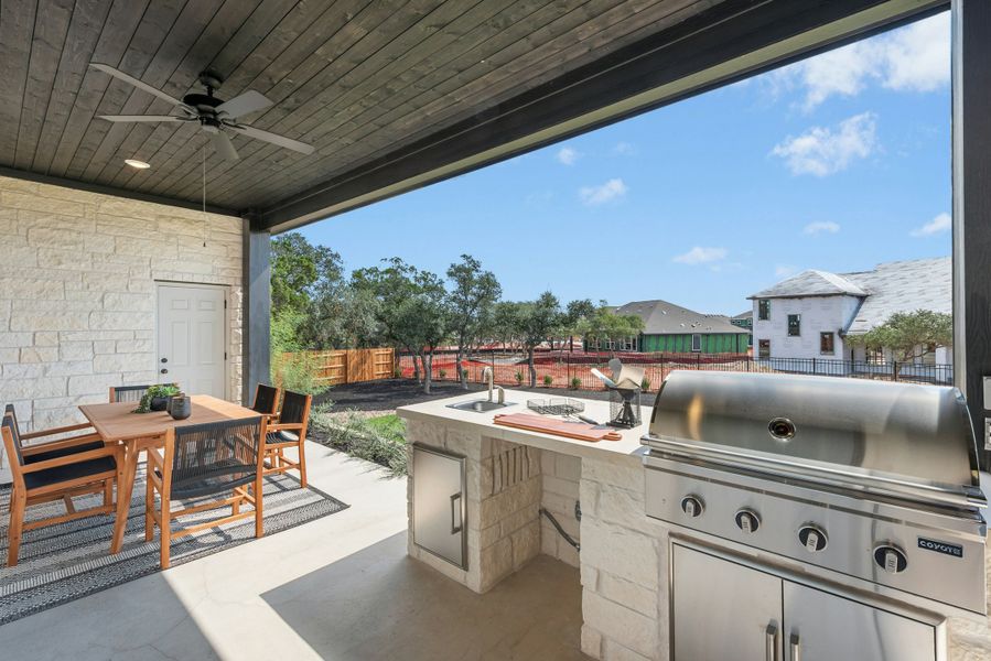 Exterior details of a home in Caliterra, Dripping Springs (Image 21).