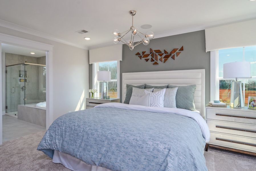 Furnished interior in a model home at Highland Park in Roebuck (Image 4). Furnished interior in a model home at Highland Park in Roebuck (Image 4).