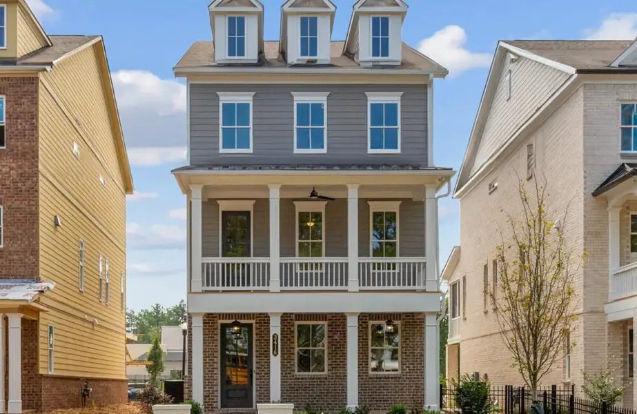 Front exterior of a home in the Archerfield community, located in Smyrna, GA (Image 2).