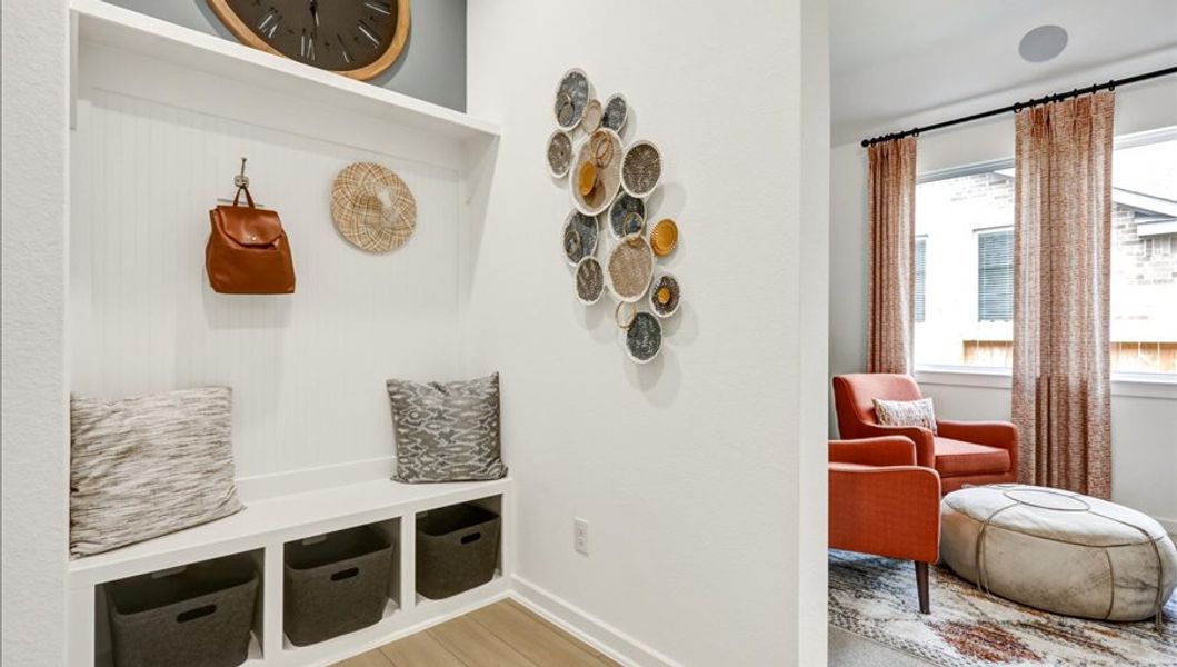 Furnished interior in a model home at Emberly  45' in Beasley (Image 8).