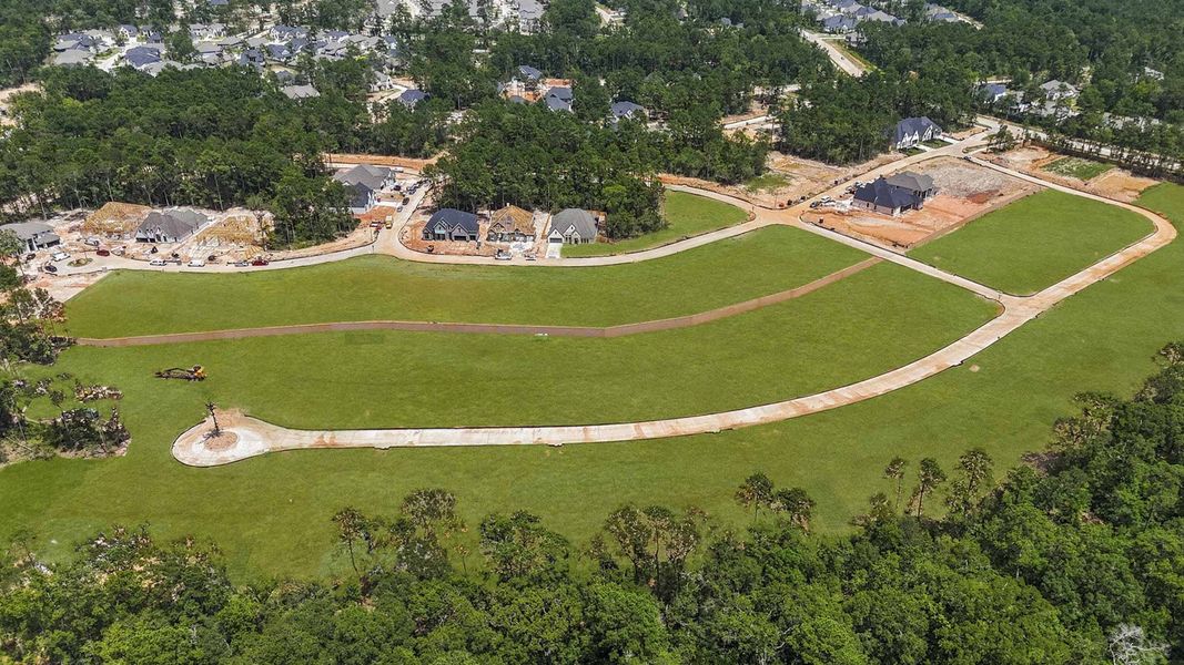 Site preparation and early development at The Woodlands Hills in Willis, TX (Image 31).