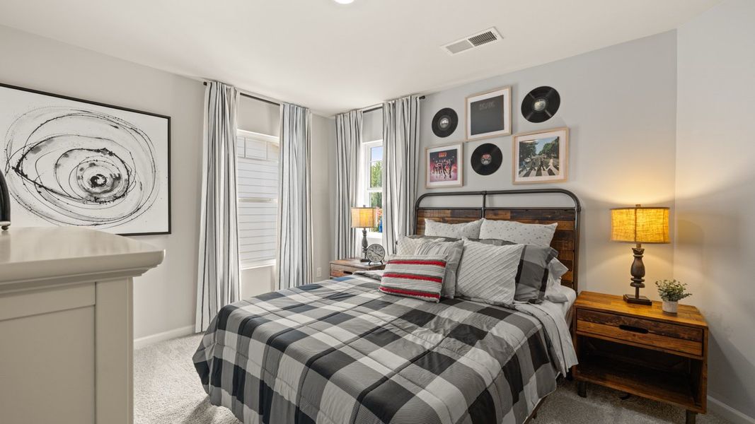 Furnished interior in a model home at Twin Lakes in Hoschton (Image 54).