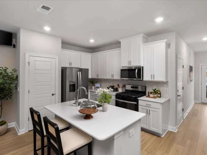 Welcome home to the Ashton floorplan modeled at Avalon Townes in Lyman, SC.