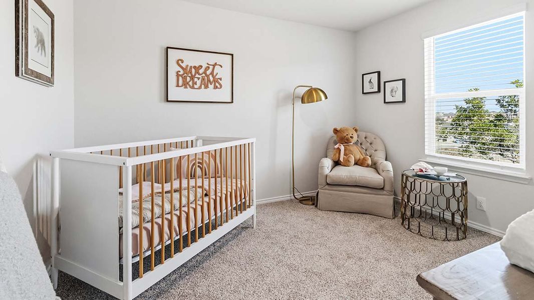 Furnished interior in a model home at Hunters Ranch in San Antonio (Image 31). Furnished interior in a model home at Hunters Ranch in San Antonio (Image 31).