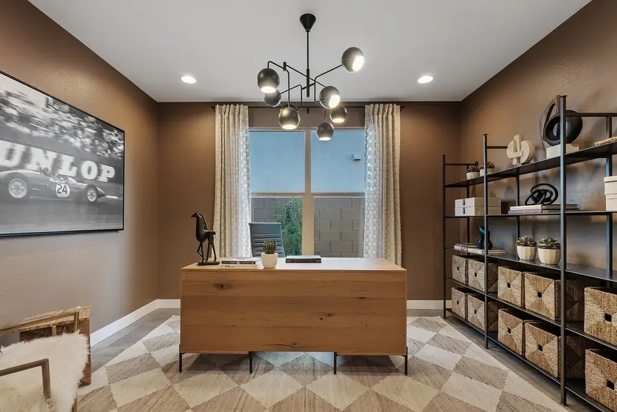 Furnished interior in a model home at Ladera Trails in Peoria (Image 6).