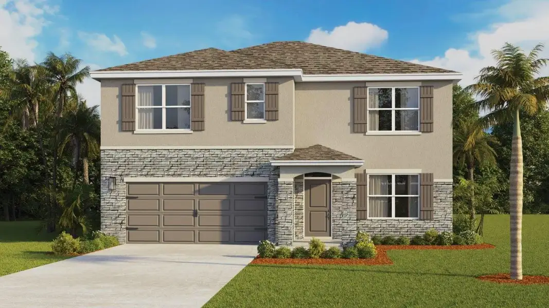 Front exterior of a home in the James Landing community, located in Leesburg, FL (Image 6).