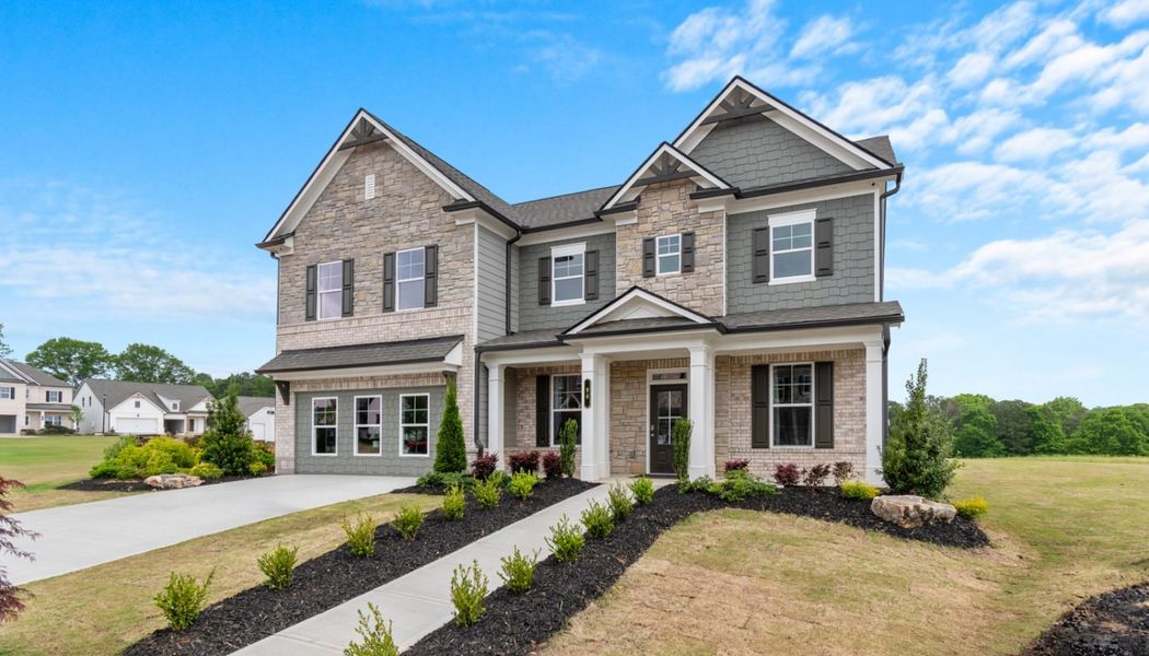 Front exterior of a home in the Summerlin community, located in Winder, GA (Image 20).