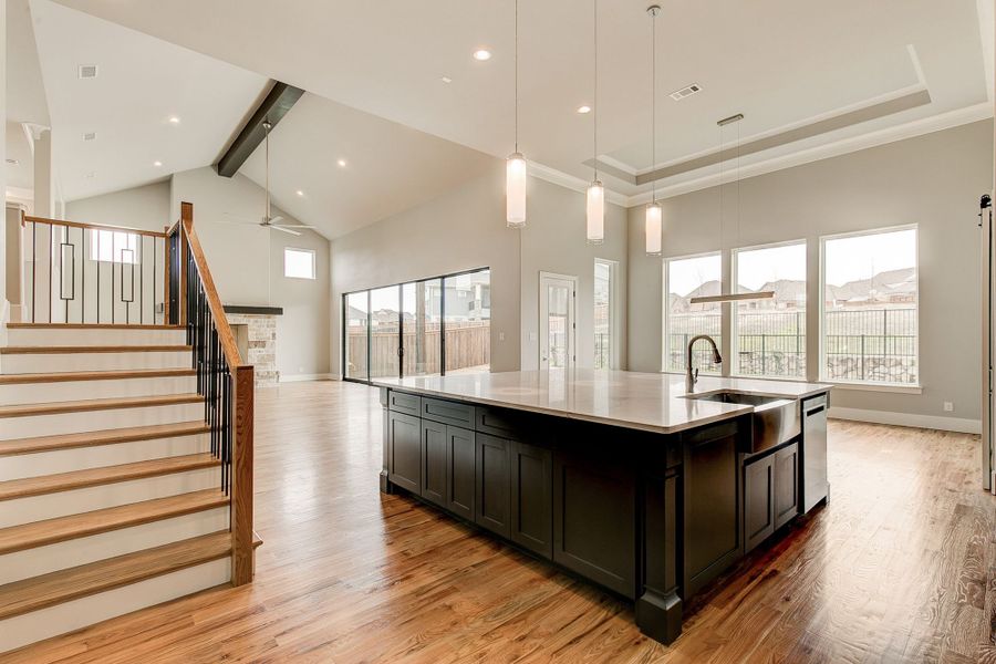 Furnished interior in a model home at Walsh in Fort Worth (Image 8).