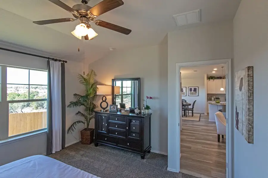 Furnished interior in a model home at Creekside Hills in Copperas Cove (Image 8).