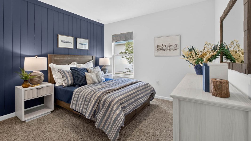 Furnished interior in a model home at Sawmill Branch in Palm Coast (Image 47).