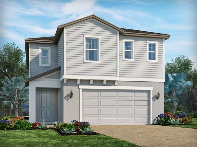 Front exterior of a home in the Villages at Minneola Hills - Classic Series community, located in Minneola, FL (Image 3).
