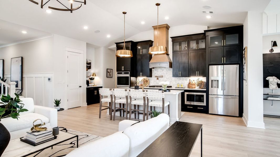 Furnished interior in a model home at Shelton Square in Murfreesboro (Image 30).