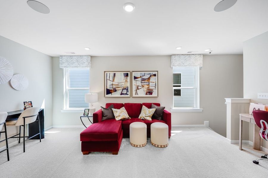Furnished interior in a model home at Eagle Trace in Wendell (Image 84). Furnished interior in a model home at Eagle Trace in Wendell (Image 84).