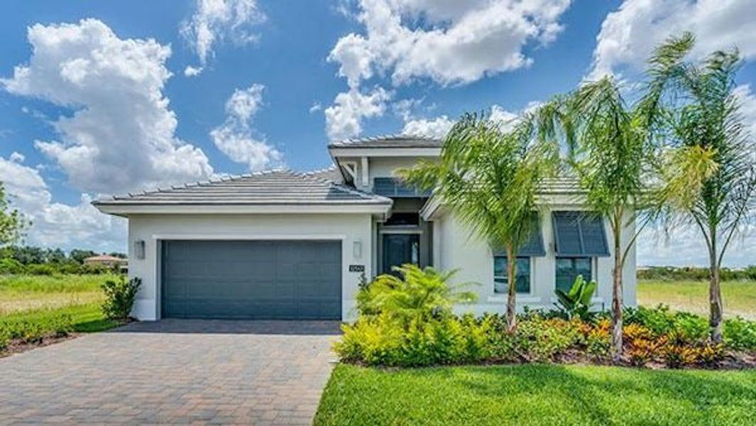 Front exterior of a home in the Lake Park at Tradition community, located in Port St. Lucie, FL (Image 5).
