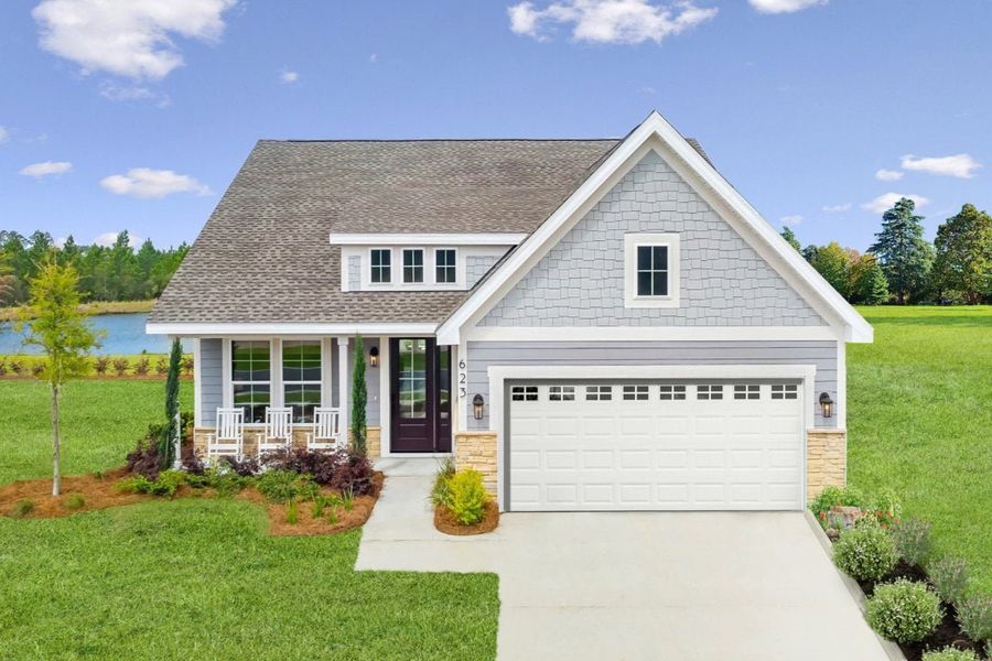 Front exterior of a home in the Salt Grass at Ward Creek community, located in Panama City Beach, FL (Image 4). Front exterior of a home in the Salt Grass at Ward Creek community, located in Panama City Beach, FL (Image 4).