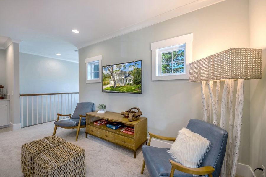 Furnished interior in a model home at Ocean Ridge in St. Augustine Beach (Image 6).