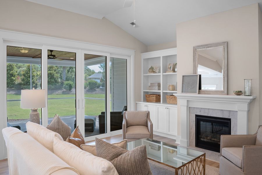 Furnished interior in a model home at The Sanctuary at Sunset Beach in Sunset Beach (Image 23).