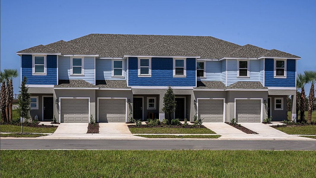 Front exterior of a home in the The Towns at Skye Ranch community, located in Sarasota, FL (Image 3).