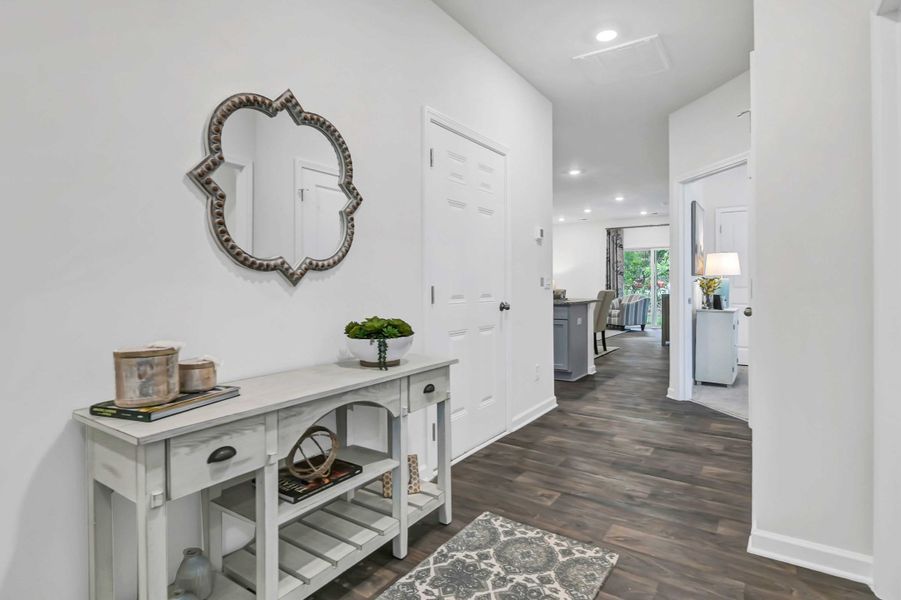 Furnished interior in a model home at Willow Commons in Lugoff (Image 22).