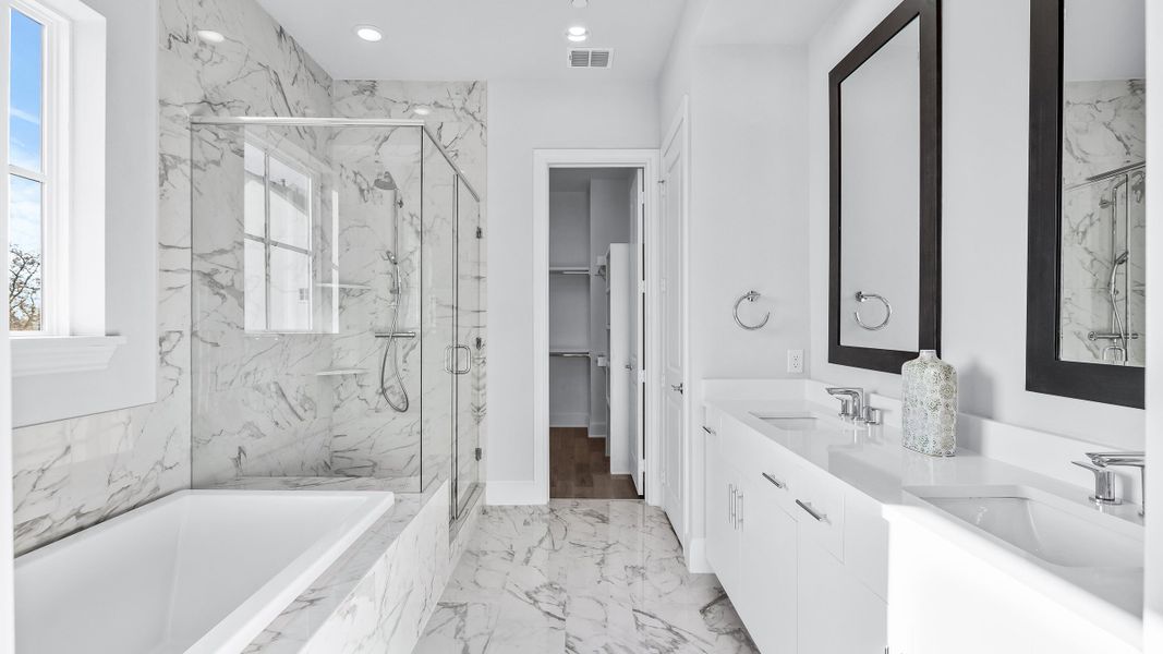 Furnished interior in a model home at Cedar Branch in Dallas (Image 10). Furnished interior in a model home at Cedar Branch in Dallas (Image 10).