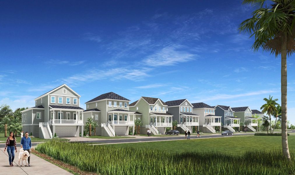 Single Family Streetscape Rendering Single Family Streetscape Rendering