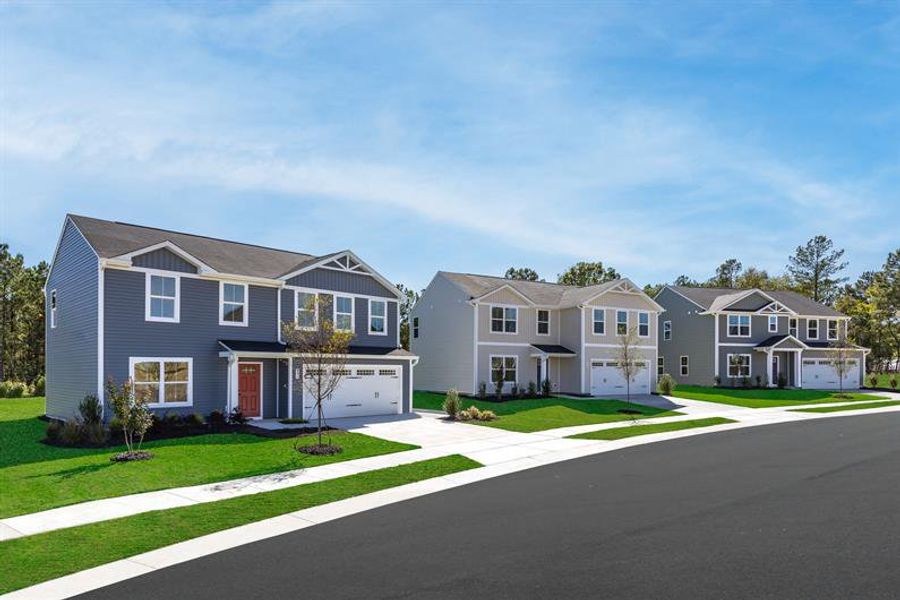 Front exterior of a home in the Bozardt Farms community, located in Charlotte, NC (Image 3).