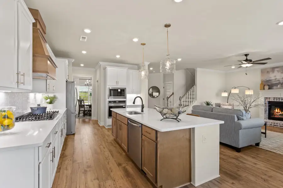 Furnished interior in a model home at Cherokee Knoll in Williamston (Image 10).