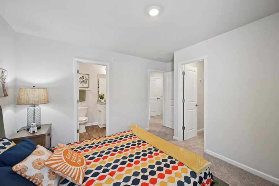 Furnished interior in a model home at Chastain Heights in Woodstock (Image 51).