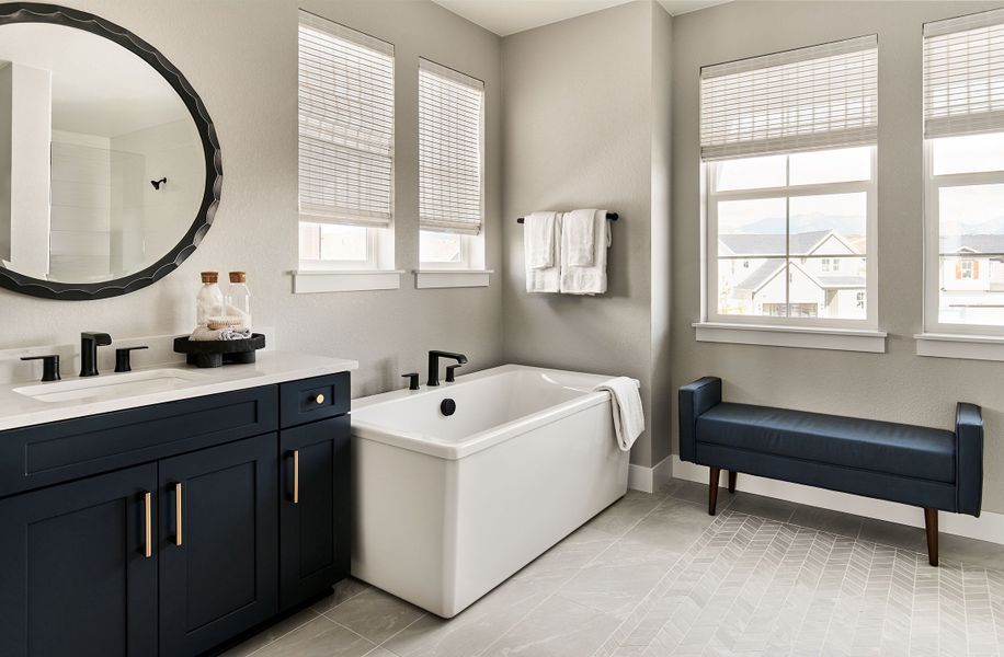 Furnished interior in a model home at Macanta Reserve Collection in Castle Rock (Image 4).