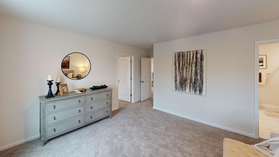 Furnished interior in a model home at Falls at Hickory in Hickory (Image 25). Furnished interior in a model home at Falls at Hickory in Hickory (Image 25).