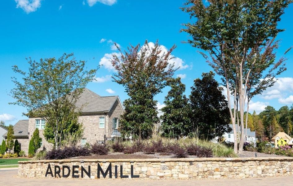 Entrance to the Arden Mill community in Fort Mill, SC, featuring signage and landscaping (Image 8).