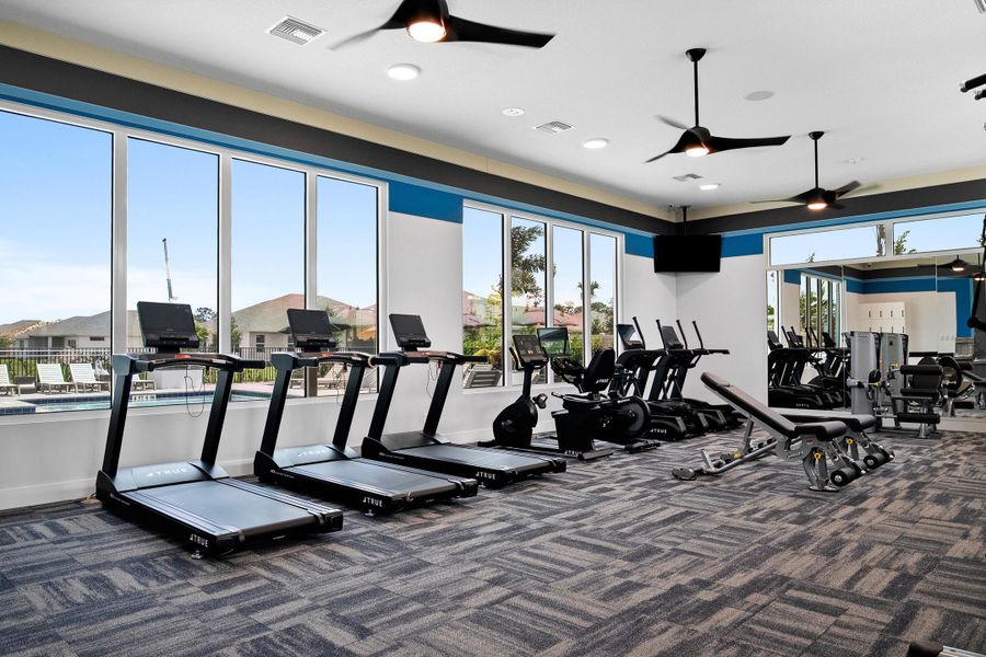 Fitness Room | High Pointe Clubhouse:Fitness Room | High Pointe Clubhouse