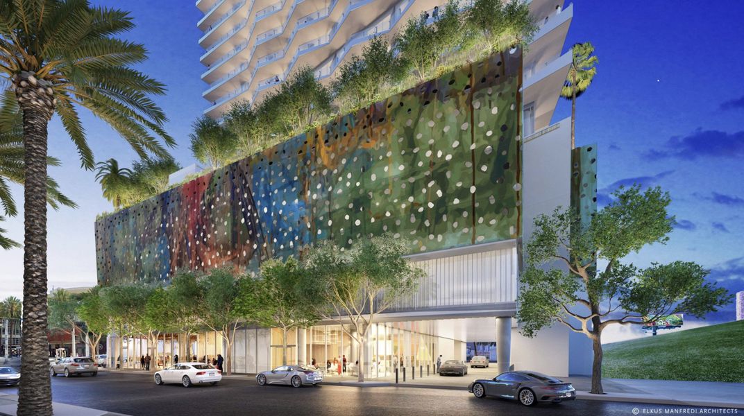 Exterior details of a home in Tower 91, Miami (Image 3).