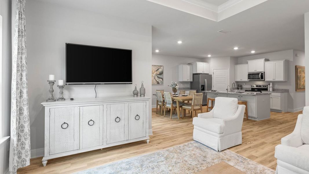 Furnished interior in a model home at Pine Dove Estates in Tallahassee (Image 34).