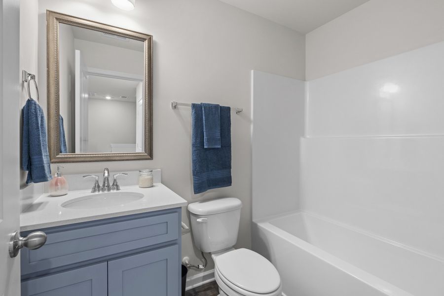 Furnished interior in a model home at Cypress Point in Graniteville (Image 35).