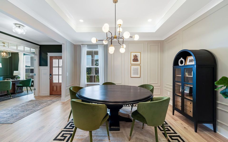 Furnished interior in a model home at Dorris Farm in White House (Image 7).