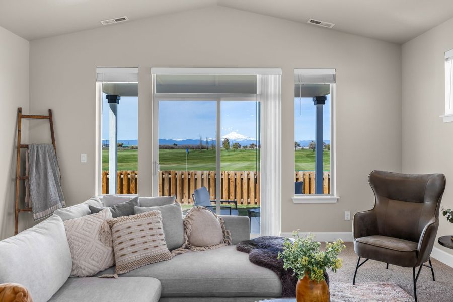Furnished interior in a model home at Willowbrook in Madras (Image 31).