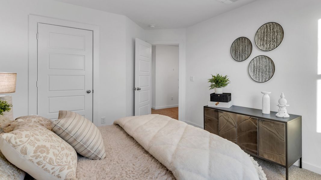 Furnished interior in a model home at Viridian in Lubbock (Image 32).