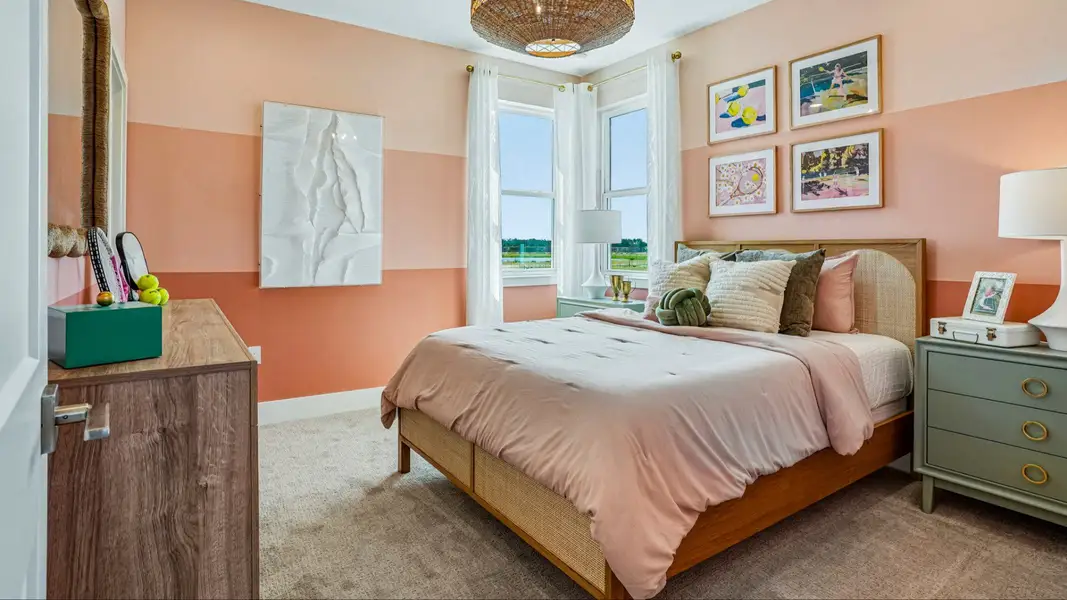 Loft Space + Bedroom | Oleander Model Home at Ardisia Park in New Smyrna Beach