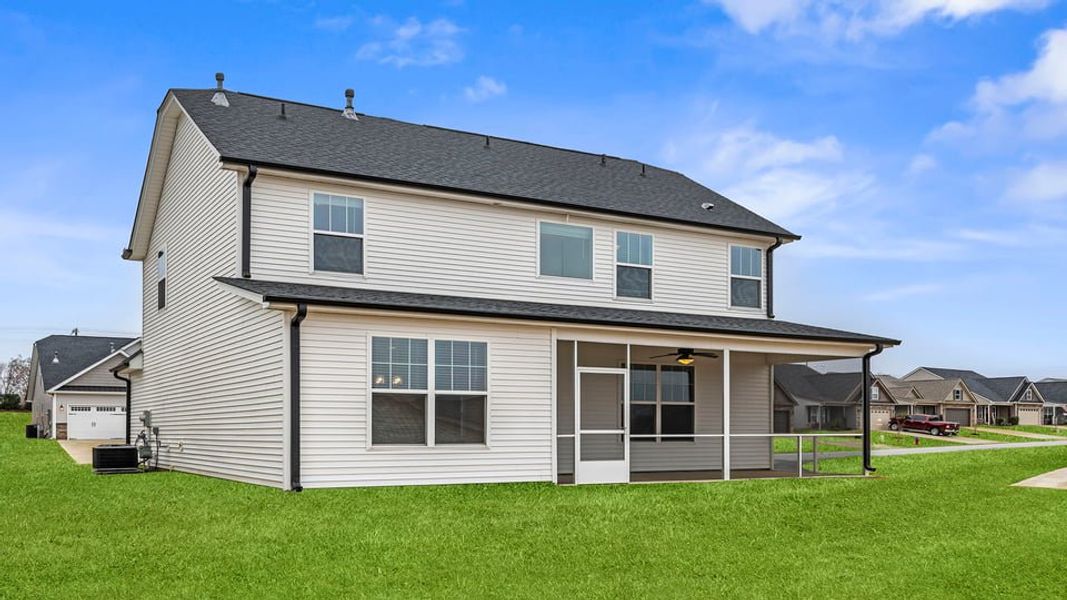 Exterior details of a home in Hampshire Heights, Moore (Image 12).