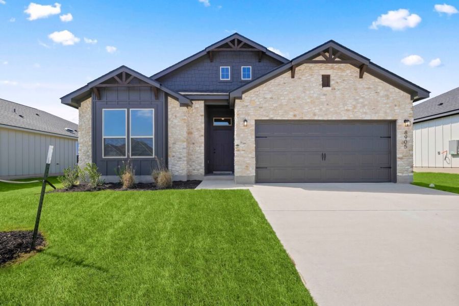 Front exterior of a home in the Mesa Ridge community, located in Temple, TX (Image 8).