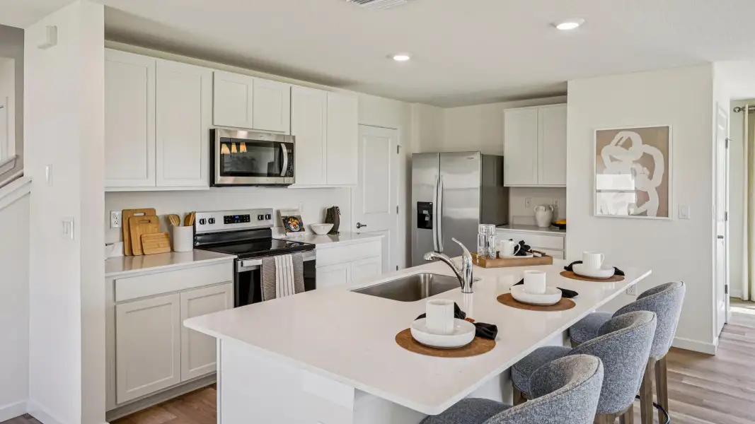 Furnished interior in a model home at Westwood Trails in Ocala (Image 4). Furnished interior in a model home at Westwood Trails in Ocala (Image 4).